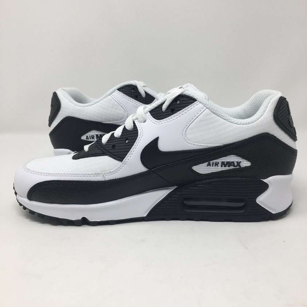 Nike Air Max 90 White Black Womens 8.5 OC50 - Picture 5 of 6